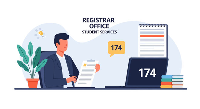 Registrar Office Student Services: Waiting Queue Number 174