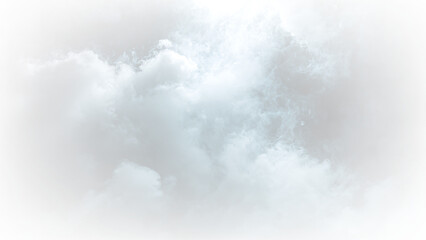 Clouds drift across the sky with patches of light breaking through in a bright blue backdrop © Liubov