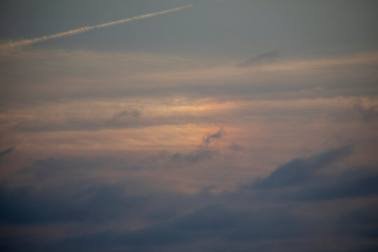 Sunset by the sea in Anping, Tainan, Taiwan