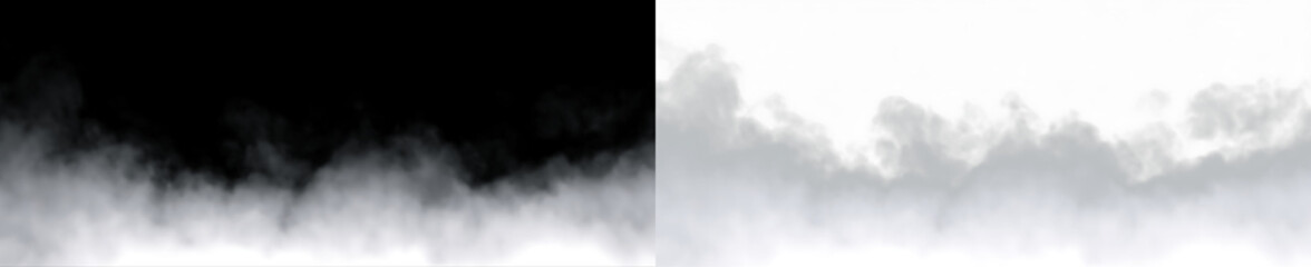 Fototapeta premium Clouds in a blank sky with subtle shapes floating in the air during daytime, suitable for backgrounds or graphic design usage