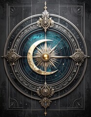 Fototapeta premium moon symbol