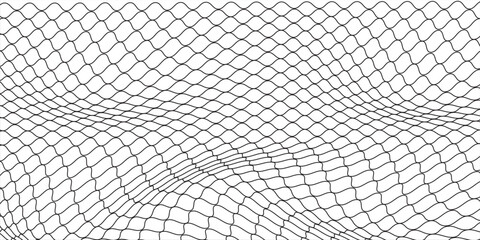 Mesh texture for fishing nets. Seamless pattern for sportswear or soccer goal, volleyball net, basketball hoop © Ferdy
