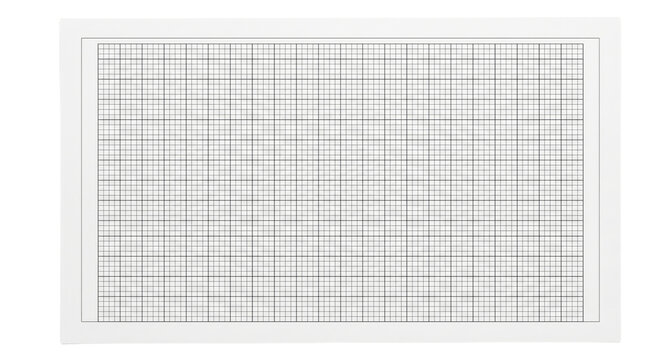 Blank graph paper with a grid pattern for data plotting and calculations
