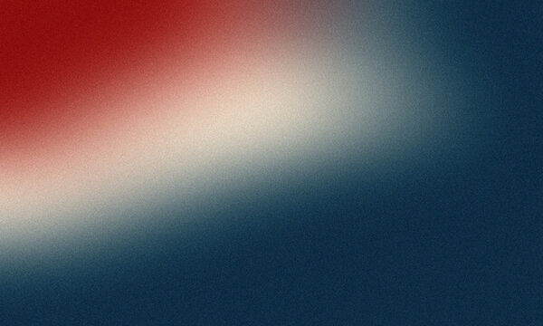 Gradient background blends a rich crimson red into a deep midnight blue with a soft white light bar and a fine noise texture for a professional look.