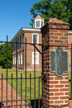 The William Trent House Museum in Trenton, New Jersey, a National Historic Landmark and the oldest surviving building in the state's capital.