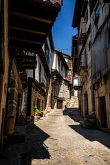 Fototapeta premium Picturesque corners of the medieval village of Mogarraz in Salamanca, Castile and León, Spain.