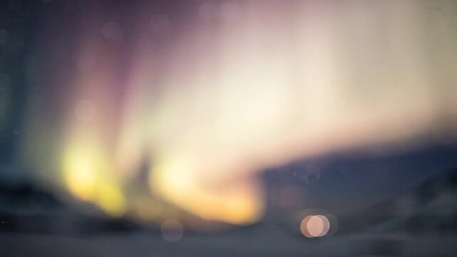 A Captivating Display of Vibrant Colors in the Night Sky: The Mesmerizing Beauty of the Northern Lights Illuminating the Arctic Landscape