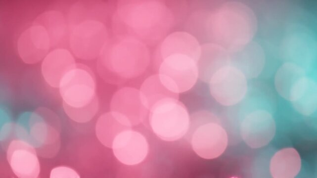 A Vibrant Display of Soft Pink and Blue Bokeh Lights Creating a Dreamy Atmosphere in a Captivating Visual Experience