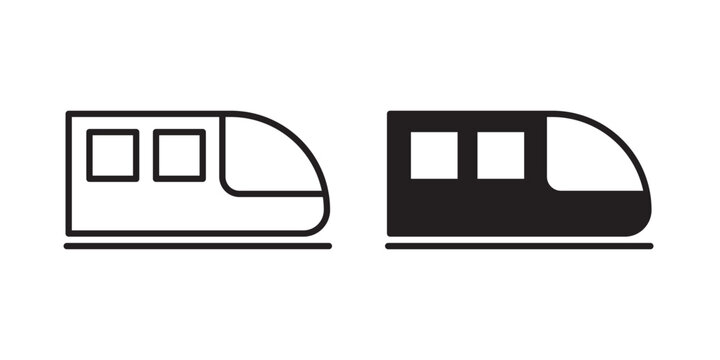 Metro train icon