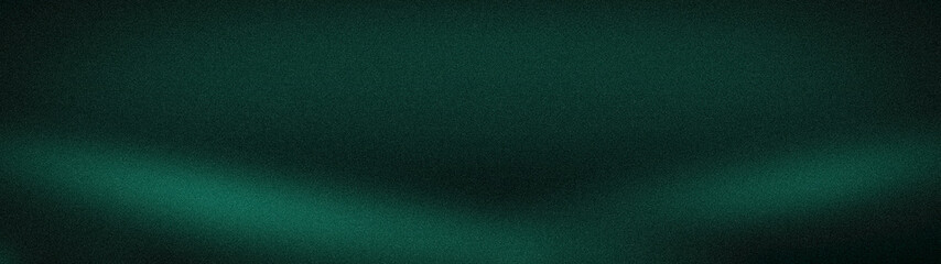 Fototapeta premium Dark green teal black grainy abstract background texture with gr