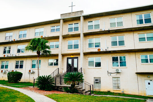 St. Leo, Florida, USA - 10 04 2025: Saint Leo University, A Top Catholic University in Florida.	
