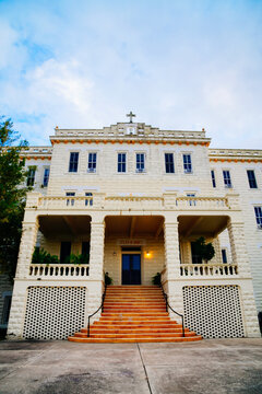 St. Leo, Florida, USA - 10 04 2025: Saint Leo University, A Top Catholic University in Florida.	