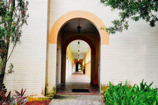 St. Leo, Florida, USA - 10 04 2025: Saint Leo University, A Top Catholic University in Florida.	