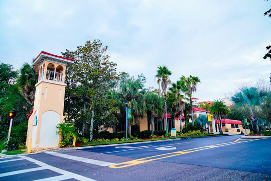 St. Leo, Florida, USA - 10 04 2025: Saint Leo University, A Top Catholic University in Florida.	