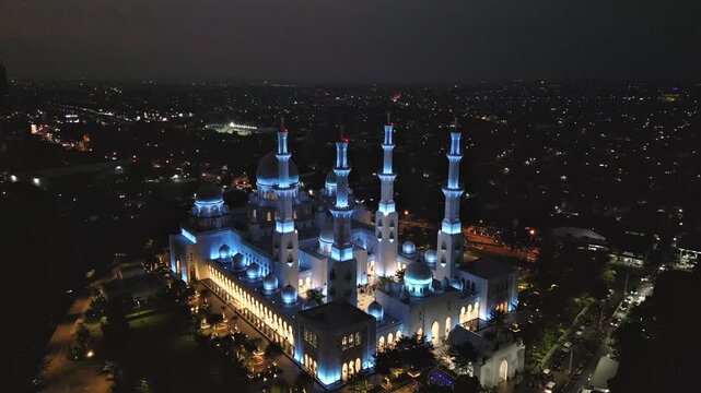 Sheikh Zayed Mosque in Solo Central Java