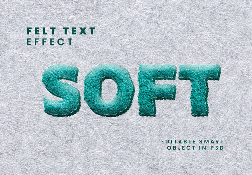 Felt Text Effect