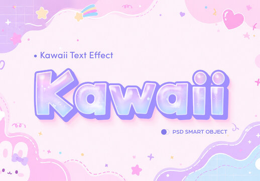 Kawaii Text Effect