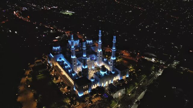 Sheikh Zayed Mosque in Solo Central Java