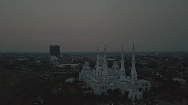 Sheikh Zayed Mosque in Solo Central Java