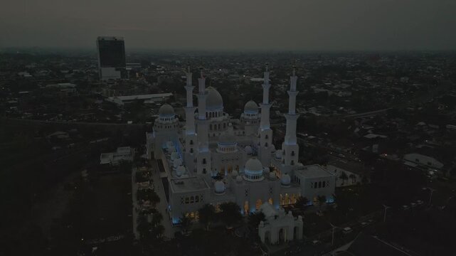 Sheikh Zayed Mosque in Solo Central Java
