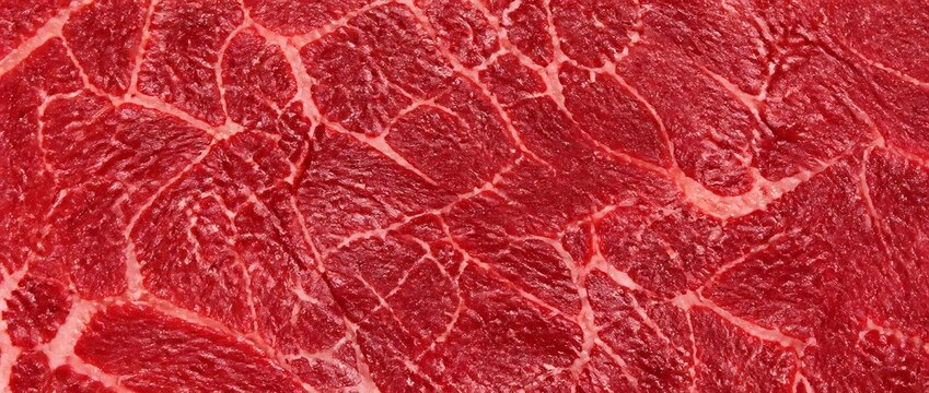 Close up of raw beef meat texture background