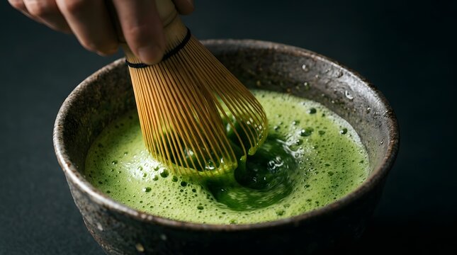 Matcha Tea Whisking Motion