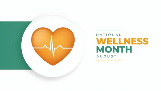Honor National Wellness Month by improving physical health, mental wellness, healthy nutrition, fitness goals, and lifelong self-care throughout August together.