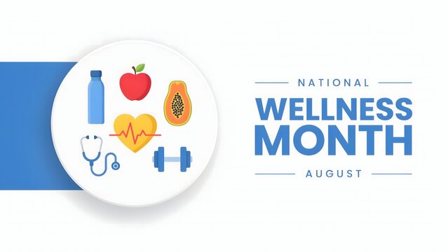 National Wellness Month encourages healthy living through balanced nutrition, regular exercise, mental wellness, stress management, and positive lifestyle habits together.
