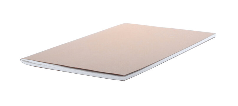 notebook isolated on white background.