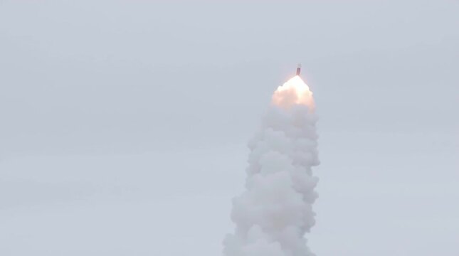 Vertical liftoff of the continental missile. Air defense. Is it a new way to discover our planet, world and outpace, or is it just another tool to make war? Weapon or technology? Rocket. Missile