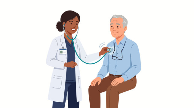 Doctor and Nurse Team Holding Stethoscope Together in Hospital Healthcare Professional Medical Care Concept