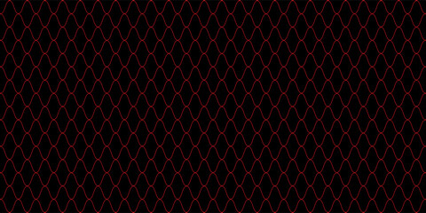 Abstract red net on black background © madam