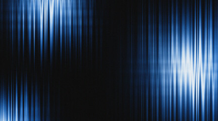 Fototapeta premium Abstract dark blue glitch metallic lines texture background 