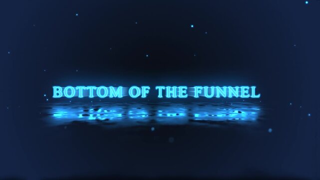 Bottom of the funnel word on marketing