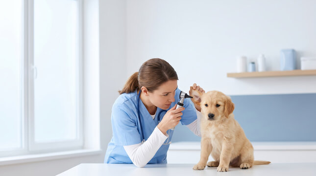 Checking Puppy ears
