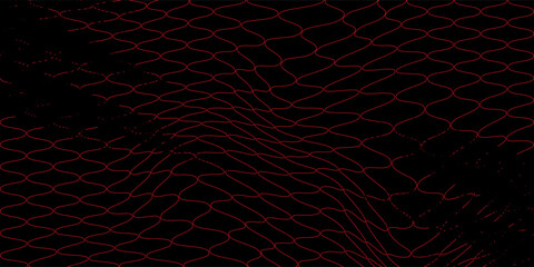 Abstract red net on black background © Aisyah