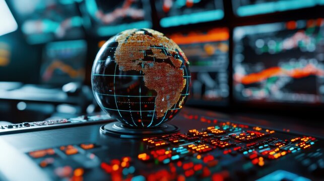 Authentic air traffic data visualization in gigapixel quality showcasing realism and insights into aviation management