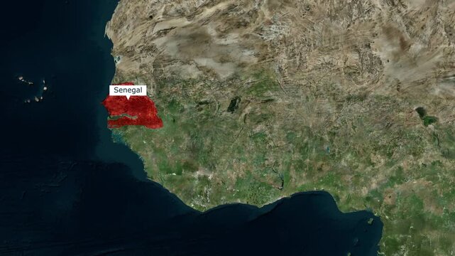 Senegal Map