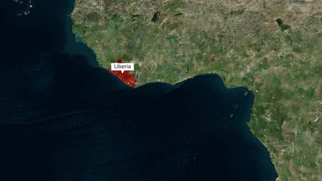  Liberia Map