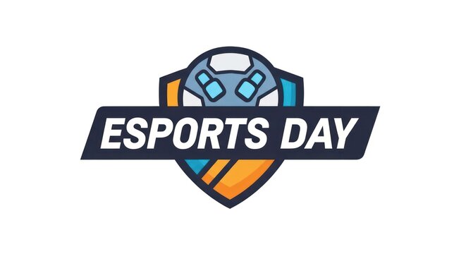 Esports Day logo with gaming controller.