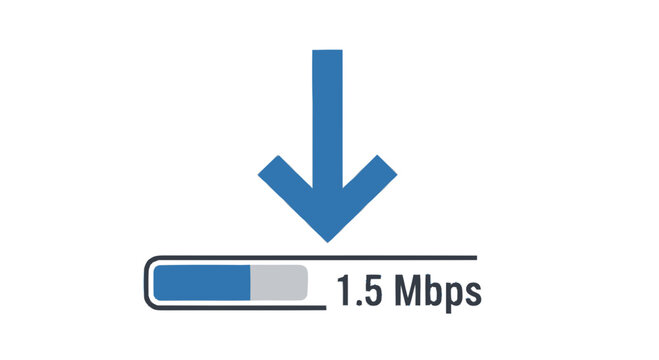 Internet speed meter loading indicator.