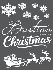 Fototapeta premium Christmas Holiday Collection with Cute Winter Illustrations and Festive Elements