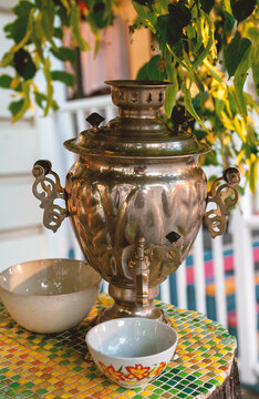 Vintage samovar celebrates tradition and heritage