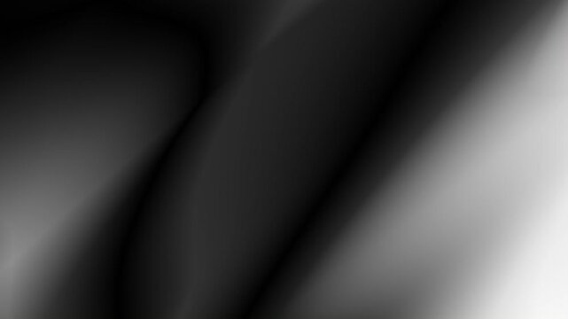 Deep Obsidian Minimalist Charcoal Textile Folds With Platinum Gray Gradient Shadows Loop