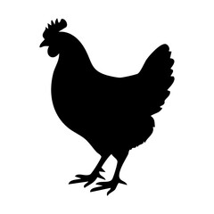 rooster silhouette vector © Menhikki