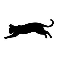 cat vector silhouette © Menhikki