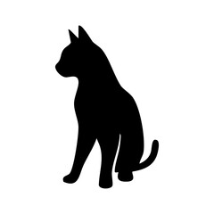 cat vector silhouette © Menhikki