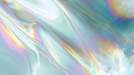 Fototapeta premium Diagonal dynamic holographic metallic sheet with bright reflection and glare