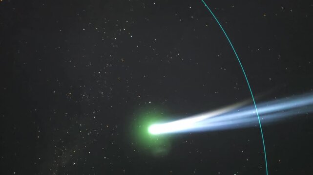 Immersive planetarium dome projection showing planet Saturn, stars constellation map and deep space universe exploration.