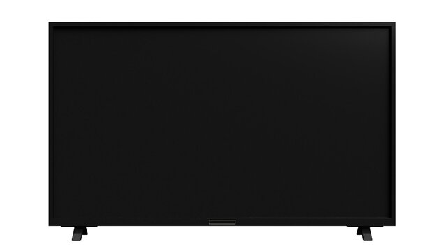 Flat Screen Television with Black Frame